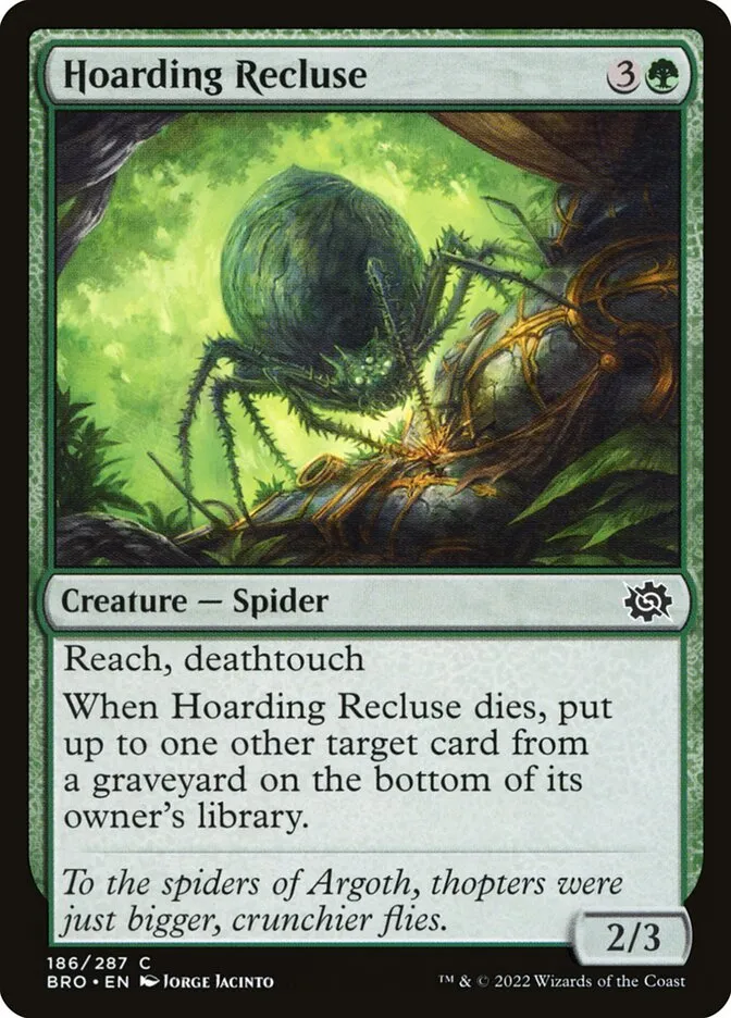 Hoarding Recluse Front Face
