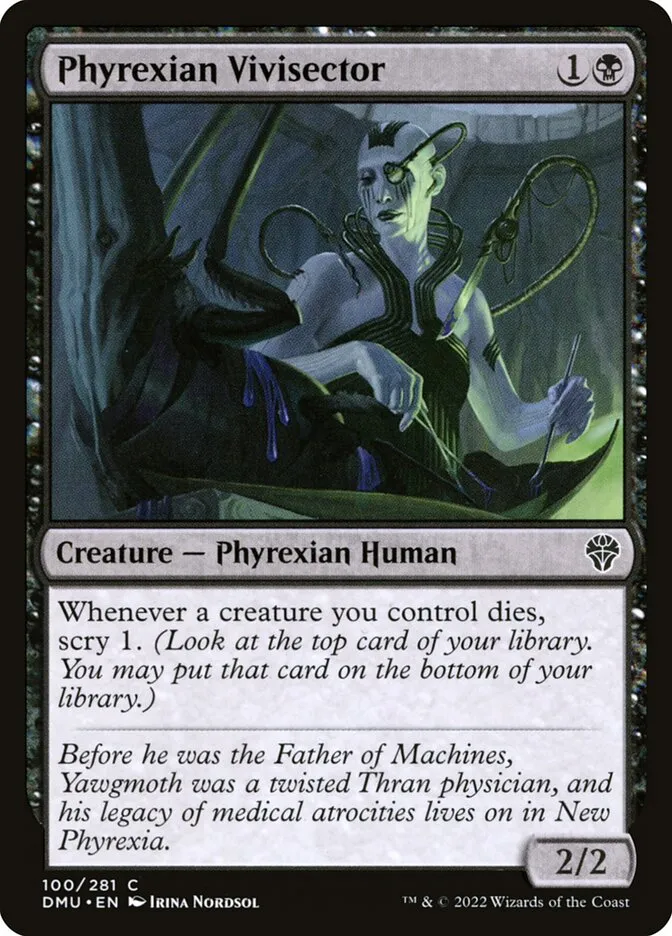 Phyrexian Vivisector Front Face