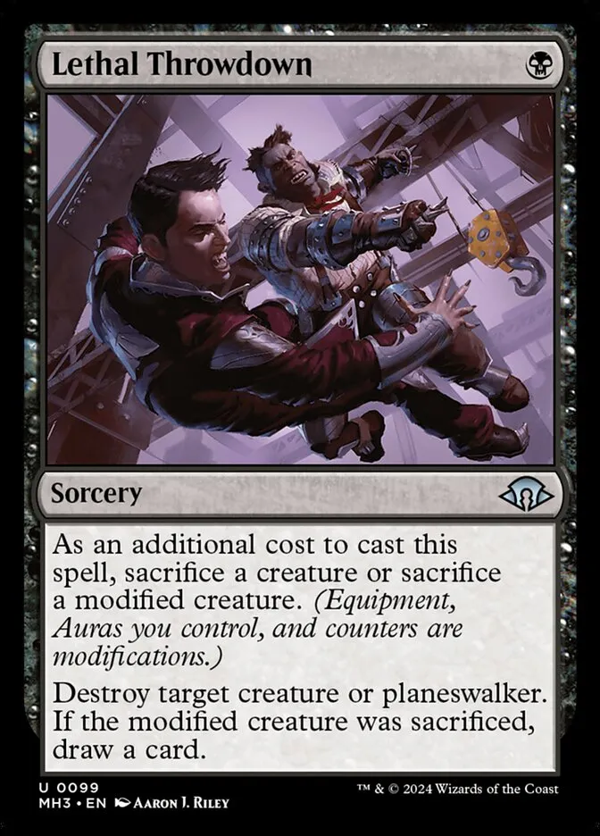 Lethal Throwdown Front Face