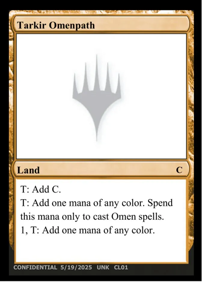 Tarkir Omenpath Front Face