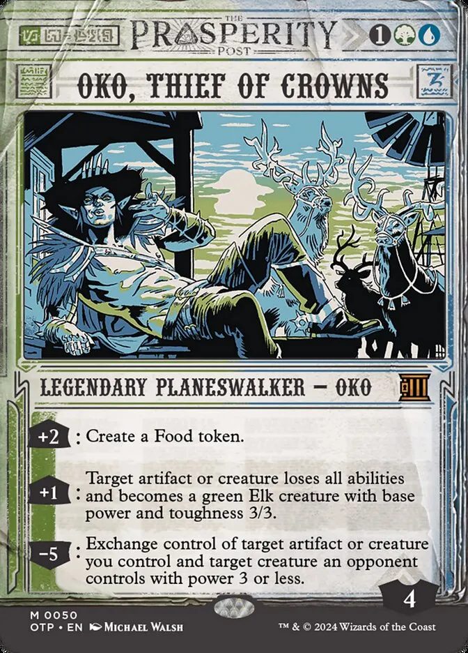 Oko, Thief of Crowns Front Face