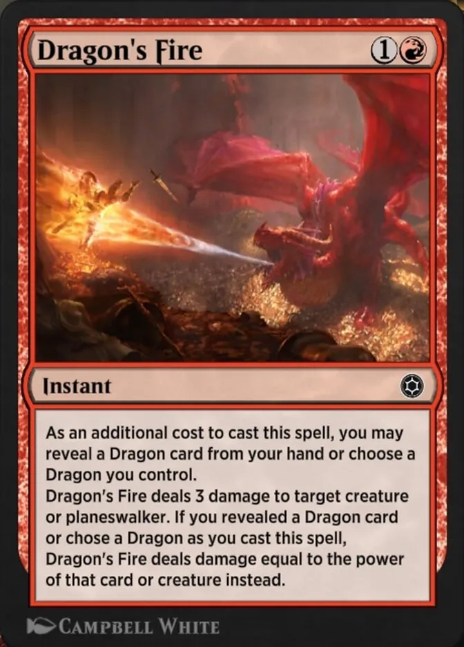 Dragon's Fire Front Face