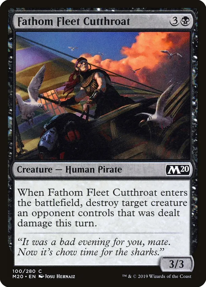Fathom Fleet Cutthroat Front Face