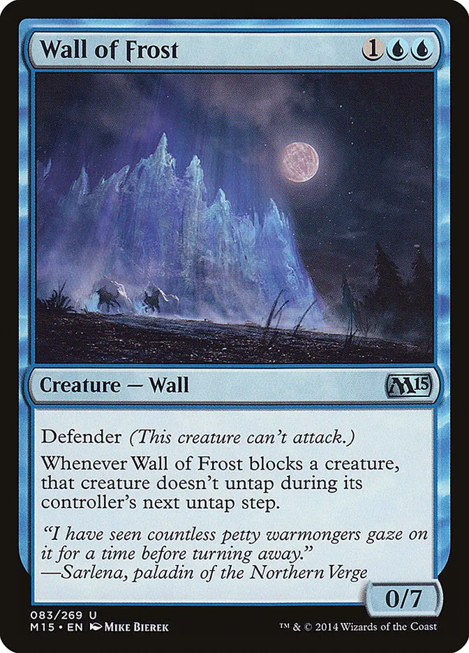 Wall of Frost Front Face