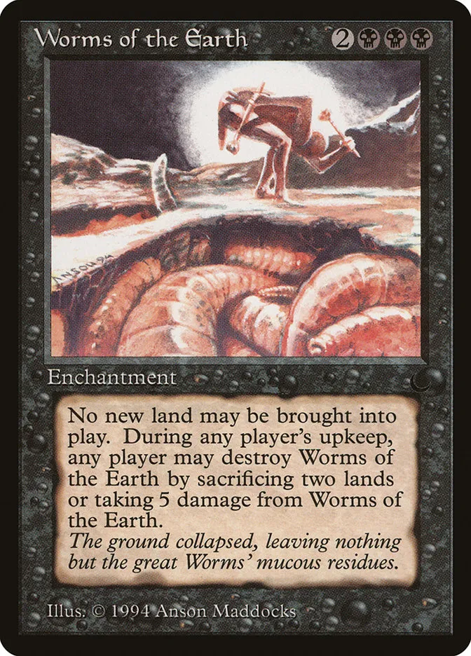 Worms of the Earth Front Face