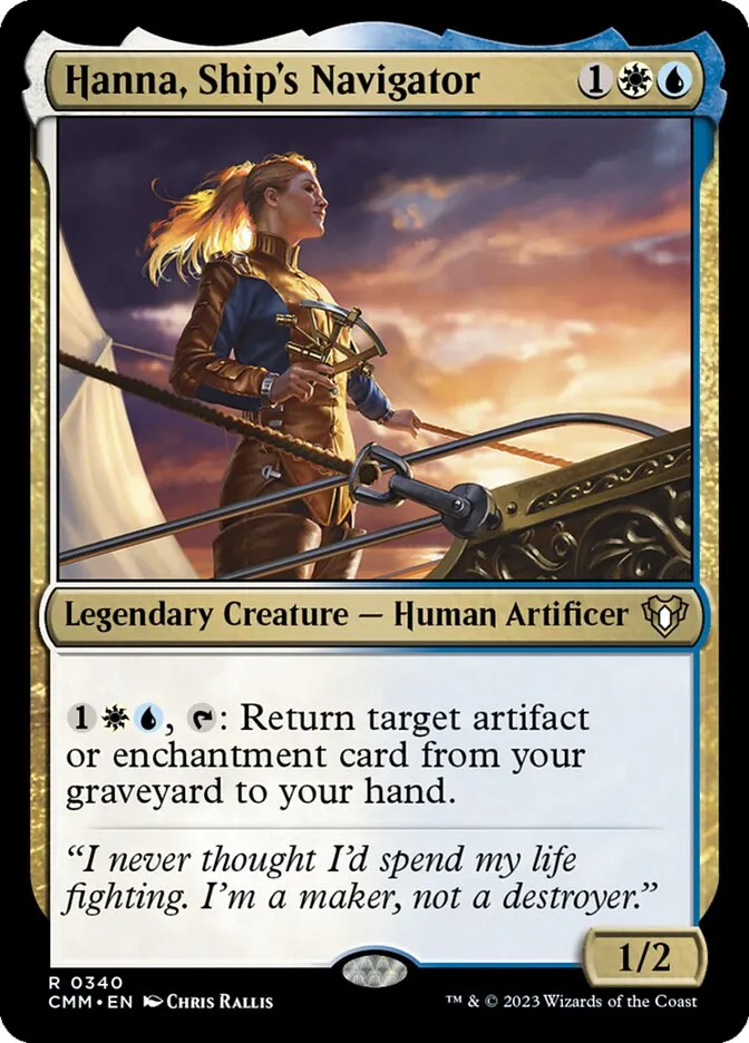 Hanna, Ship's Navigator Front Face