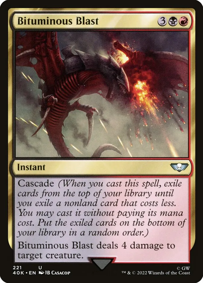 Bituminous Blast Front Face