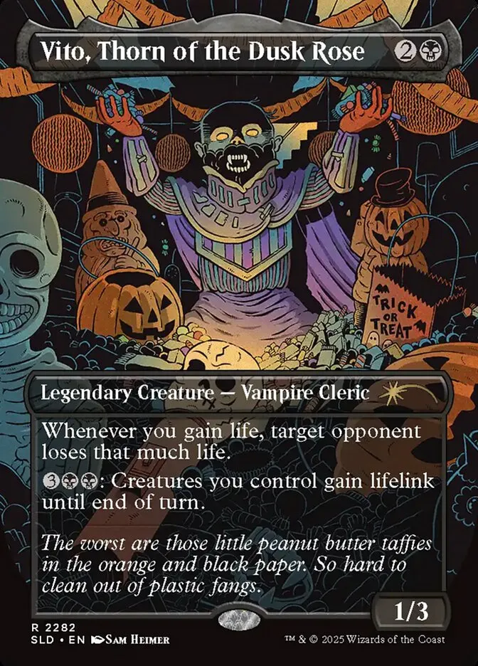Vito, Thorn of the Dusk Rose Front Face
