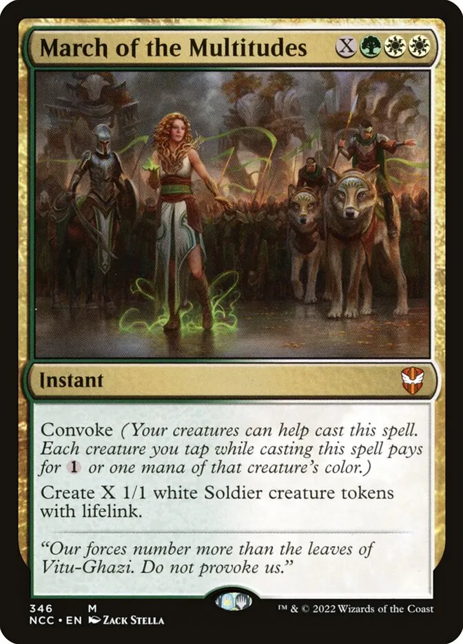 March of the Multitudes Front Face