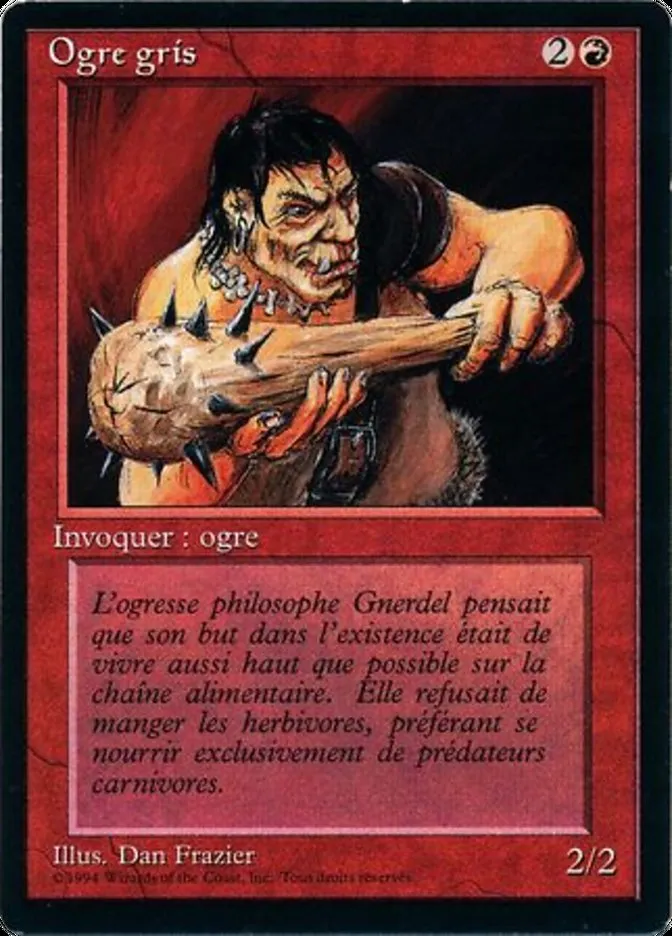 Gray Ogre Front Face