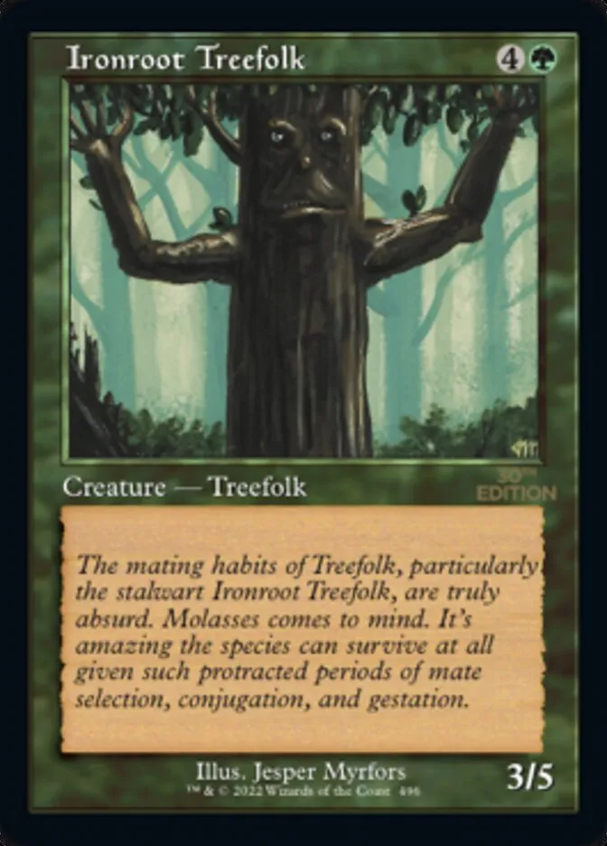 Ironroot Treefolk Front Face