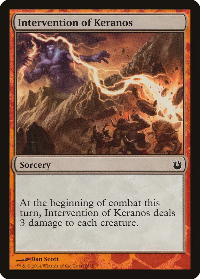 Intervention of Keranos Front Face