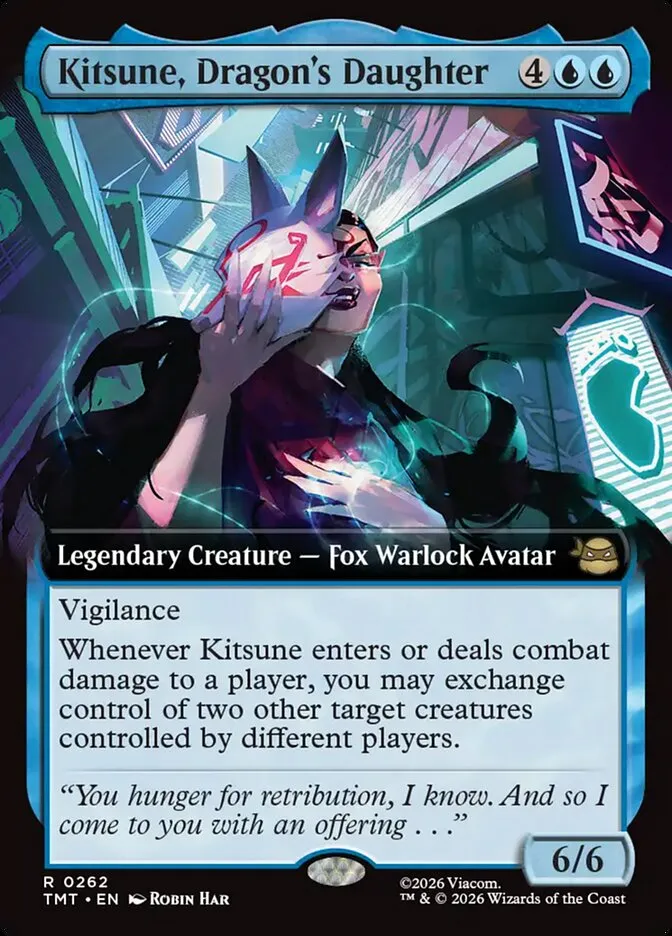 Kitsune, Dragon's Daughter Front Face