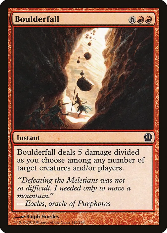 Boulderfall Front Face