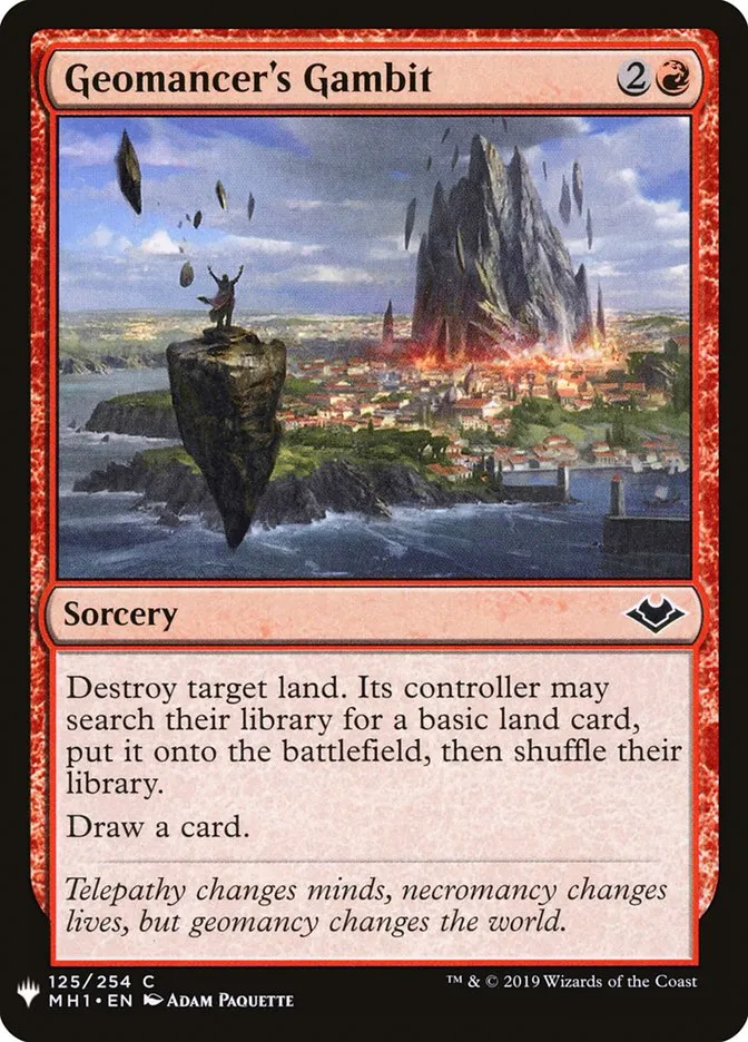 Geomancer's Gambit Front Face