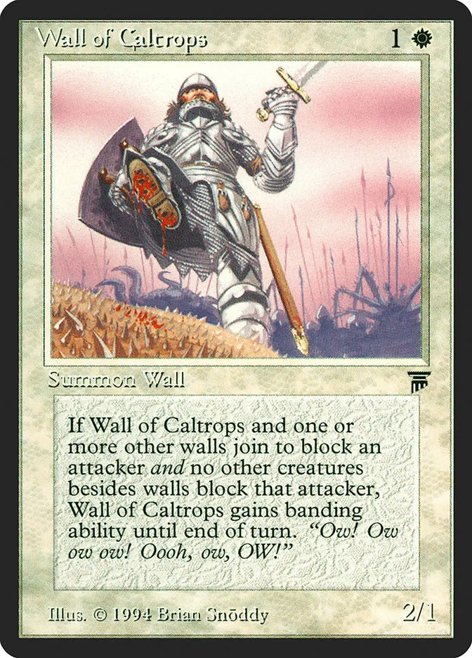 Wall of Caltrops Front Face