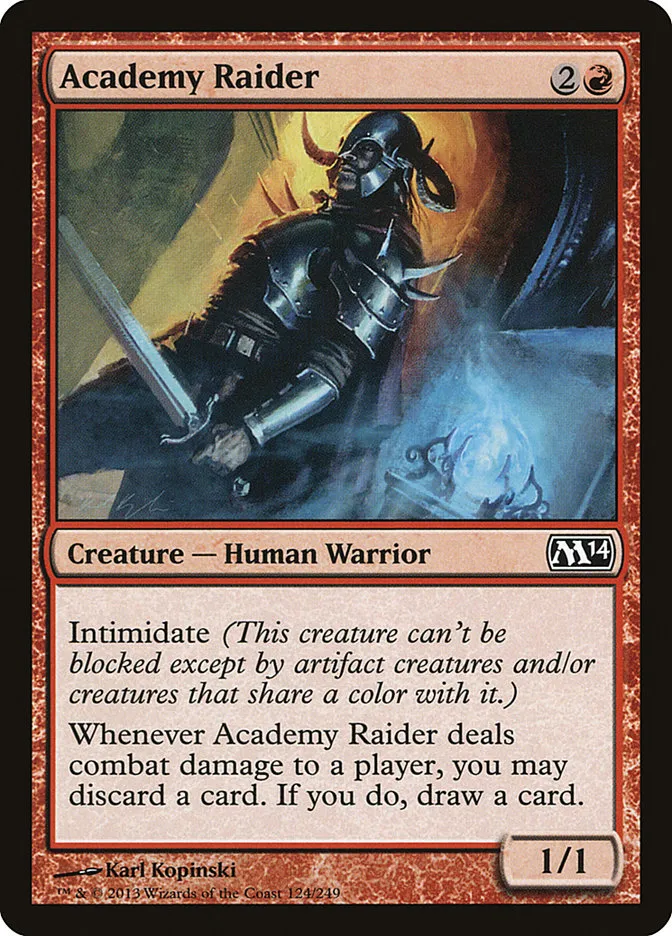 Academy Raider Front Face