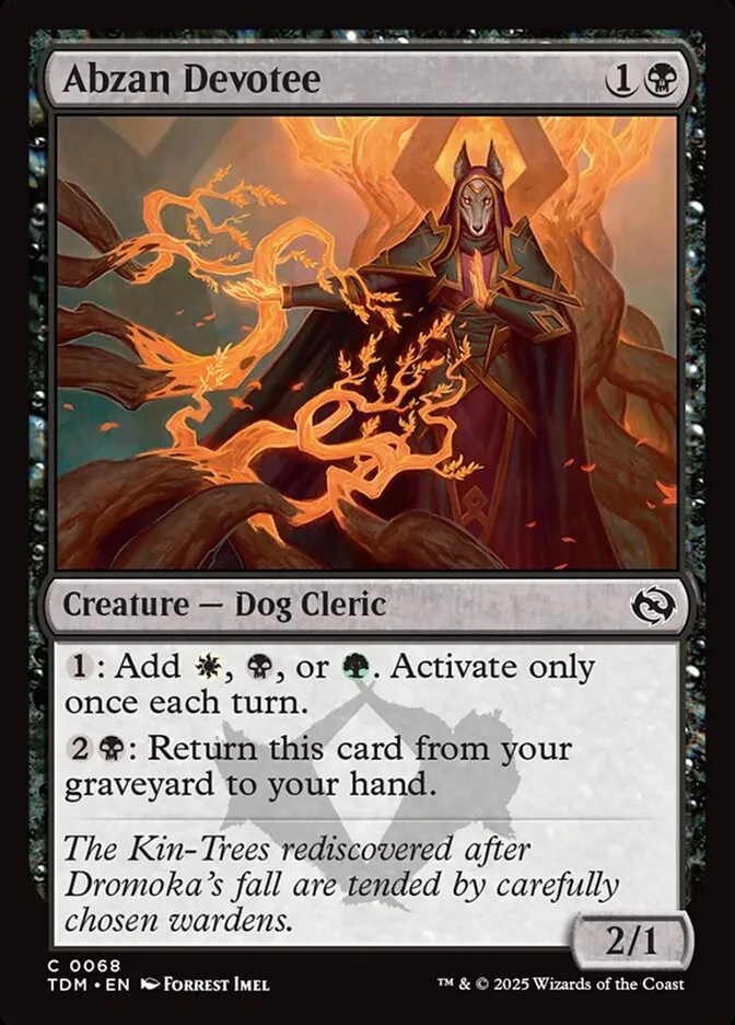 Abzan Devotee Front Face