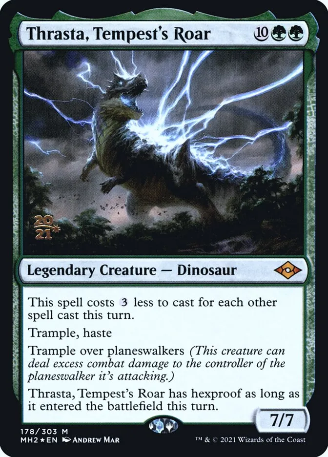 Thrasta, Tempest's Roar Front Face