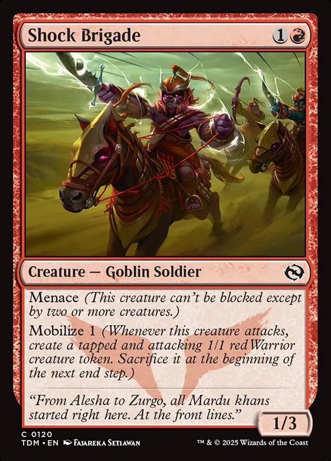 Shock Brigade Front Face