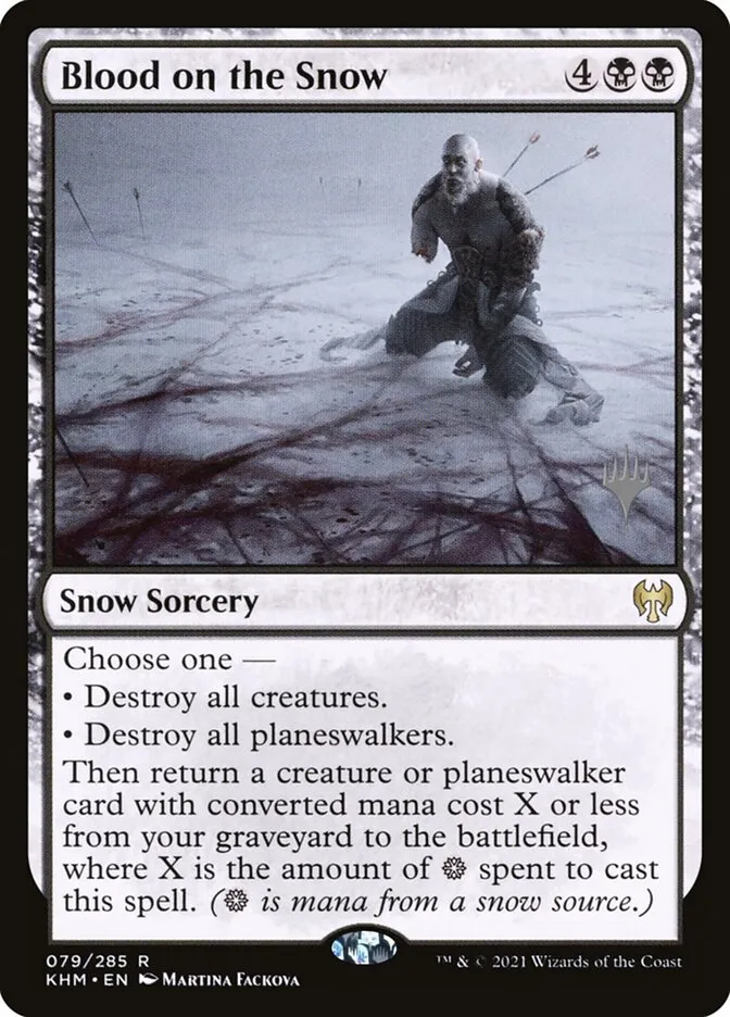 Blood on the Snow Front Face