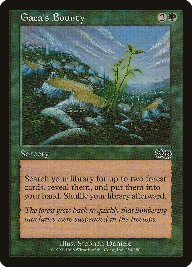 Gaea's Bounty Front Face