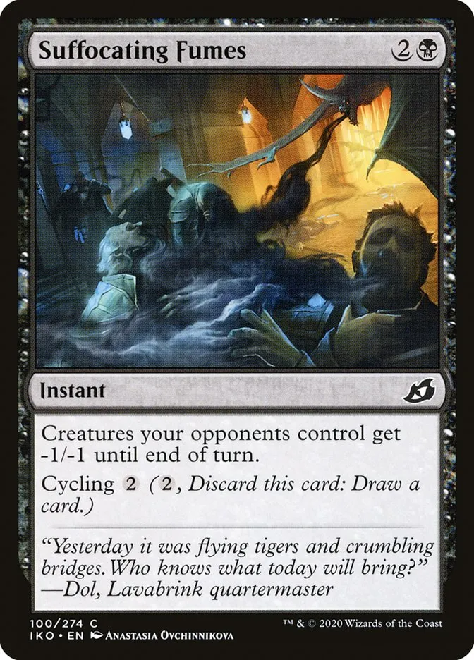 Suffocating Fumes Front Face