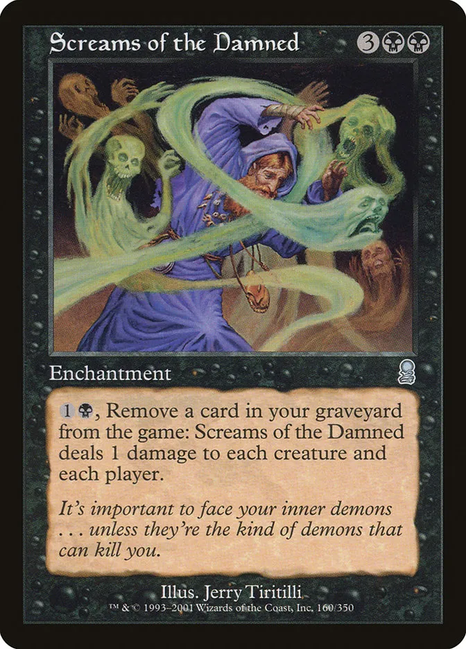 Screams of the Damned Front Face