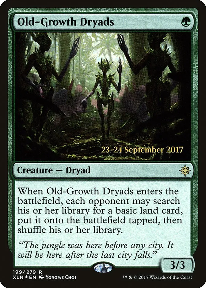 Old-Growth Dryads Front Face