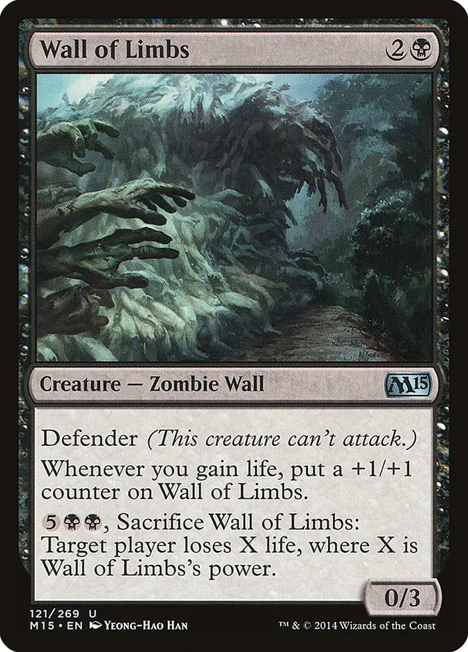 Wall of Limbs Front Face