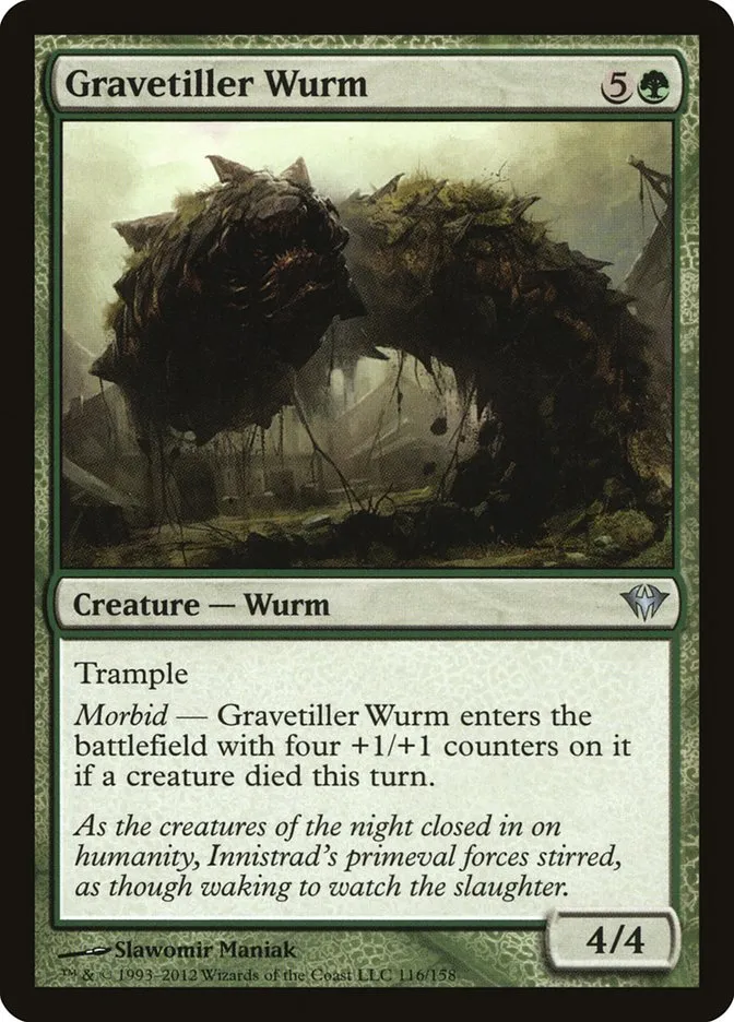 Gravetiller Wurm Front Face