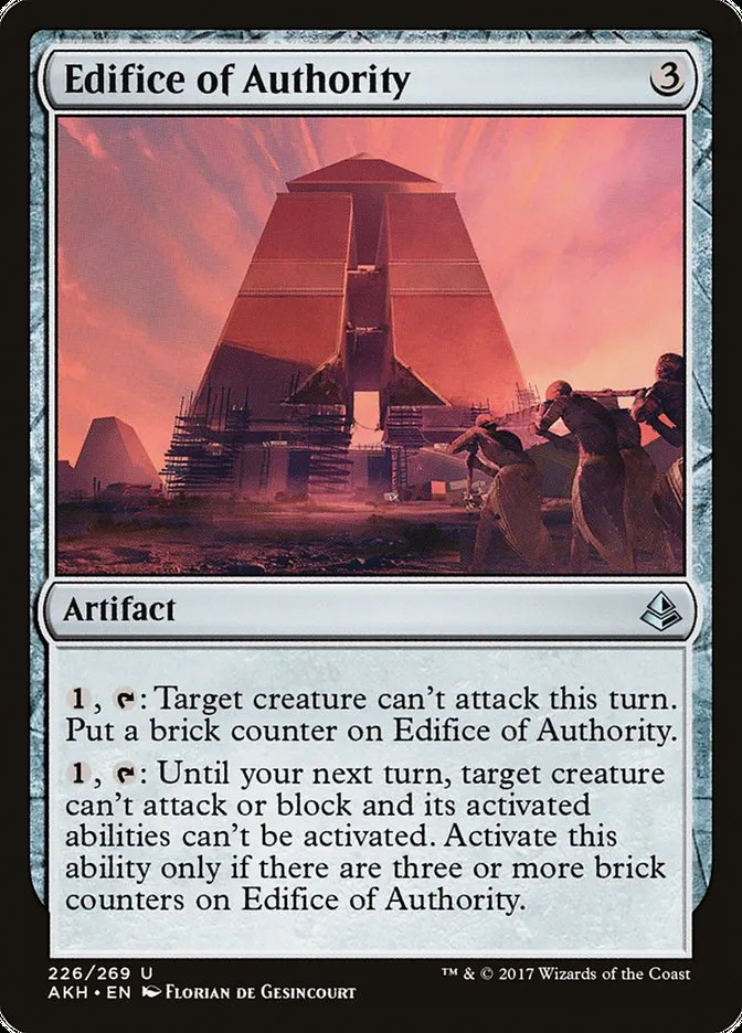 Edifice of Authority Front Face