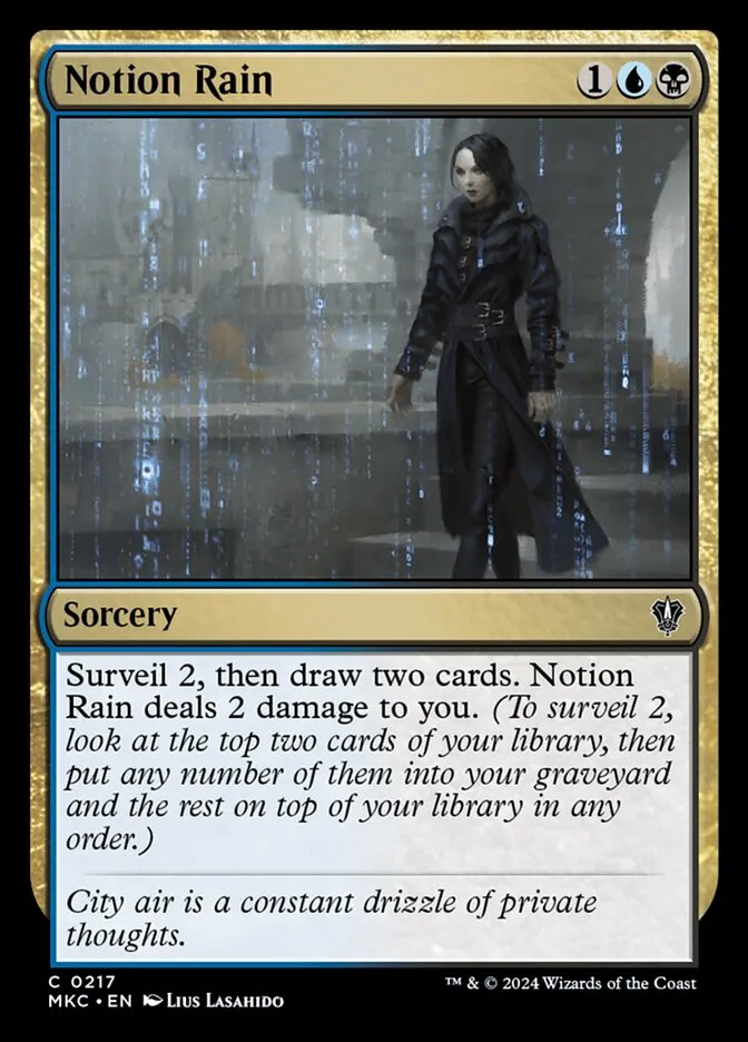 Notion Rain Front Face