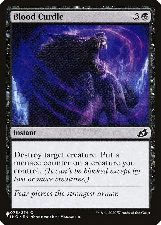Blood Curdle Front Face