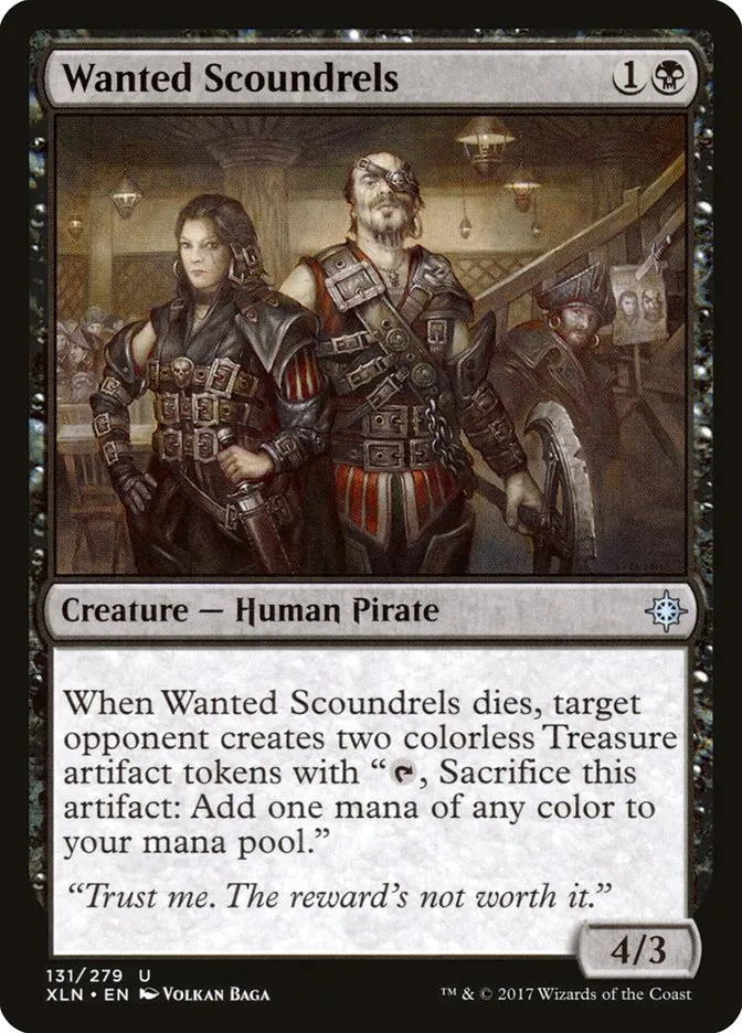 Wanted Scoundrels Front Face
