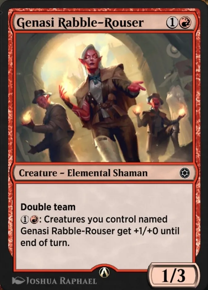 Genasi Rabble-Rouser Front Face