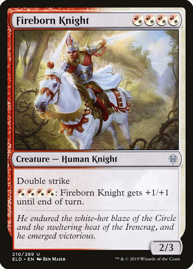 Fireborn Knight Front Face