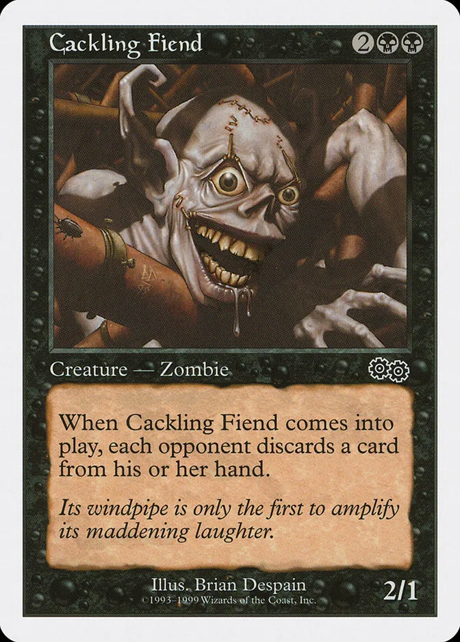 Cackling Fiend Front Face