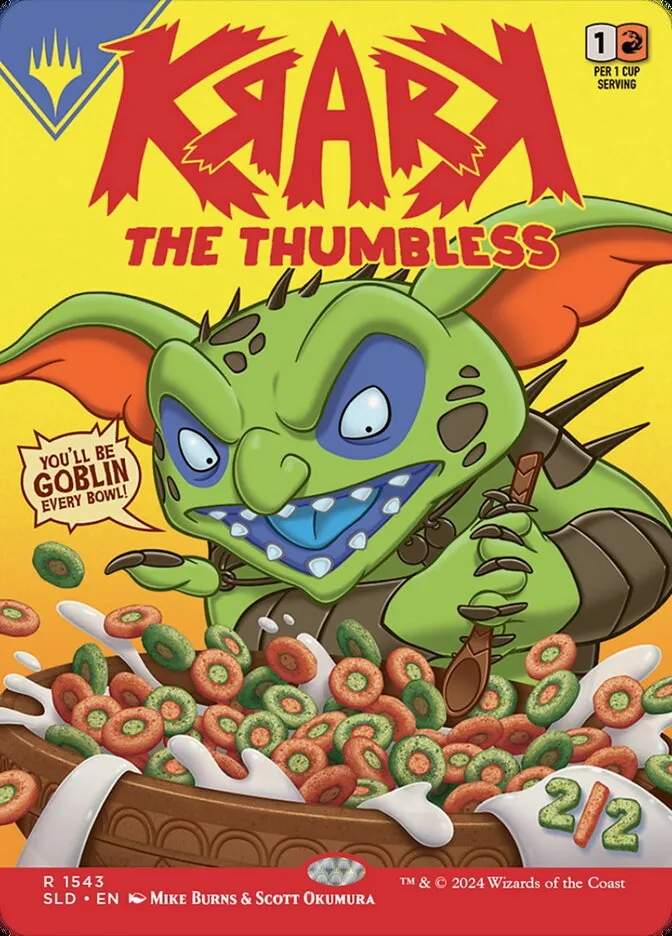 Krark, the Thumbless // Krark, the Thumbless Front Face
