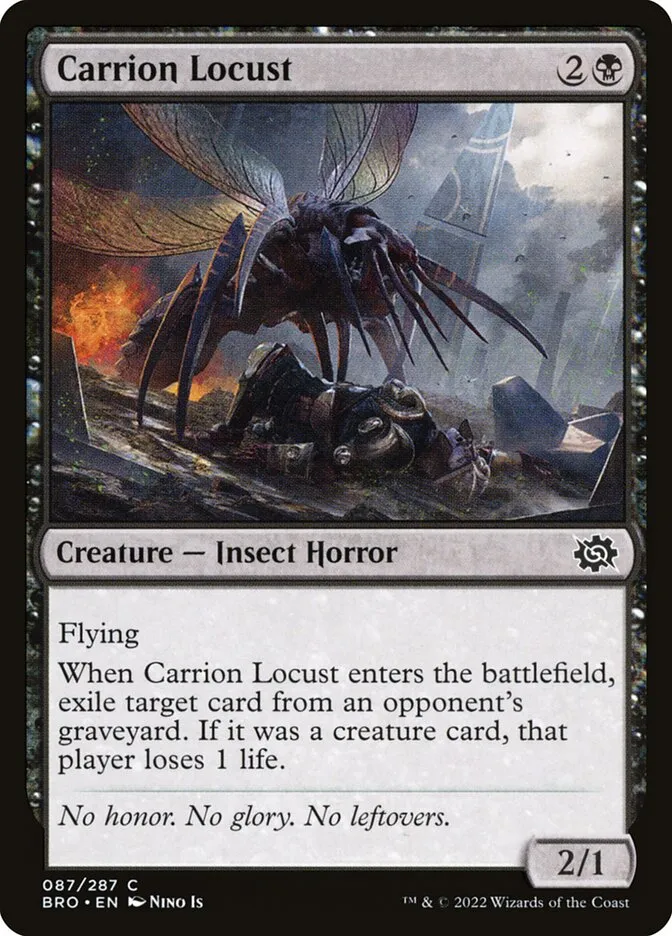 Carrion Locust Front Face
