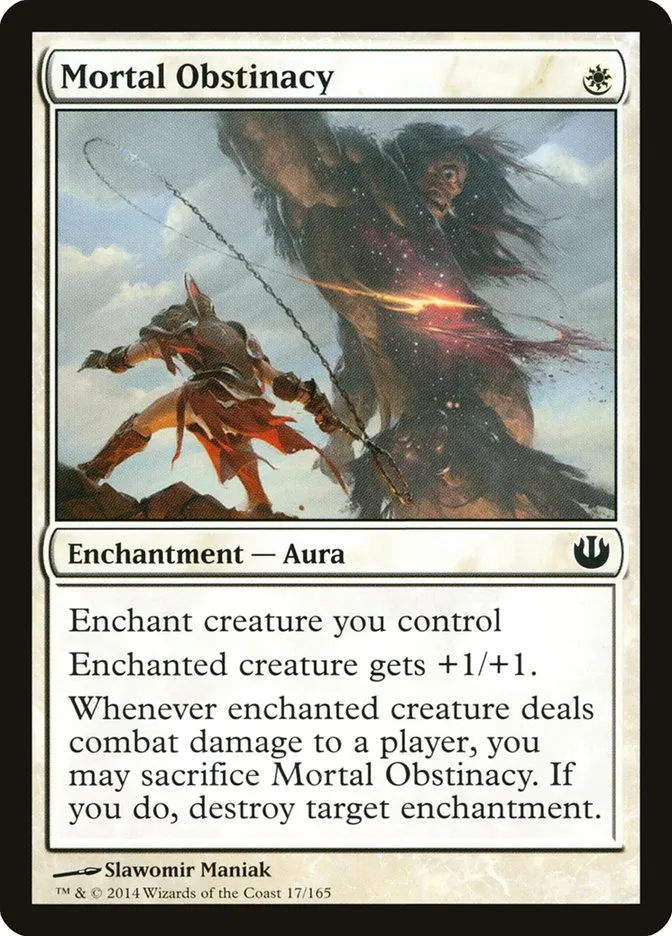 Mortal Obstinacy Front Face
