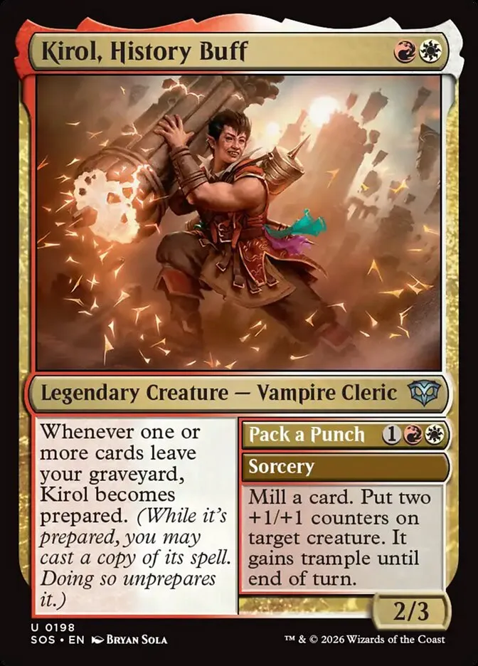 Kirol, History Buff // Pack a Punch Front Face