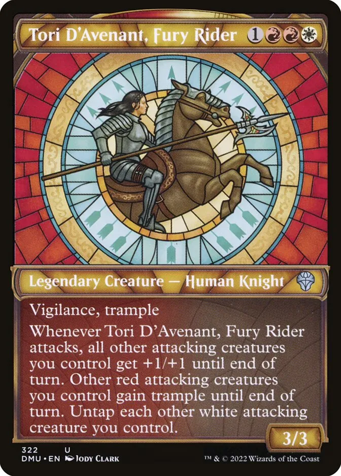 Tori D'Avenant, Fury Rider Front Face