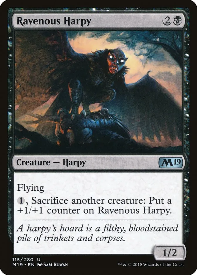 Ravenous Harpy Front Face