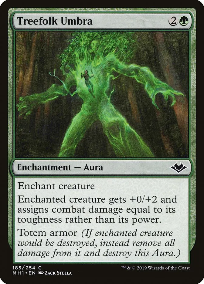 Treefolk Umbra Front Face