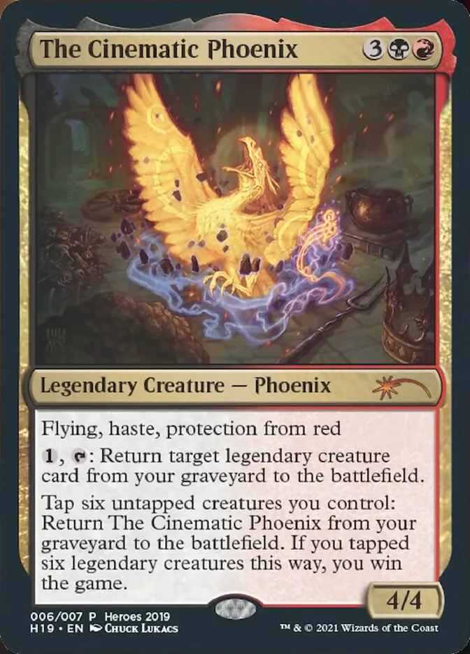 The Cinematic Phoenix Front Face