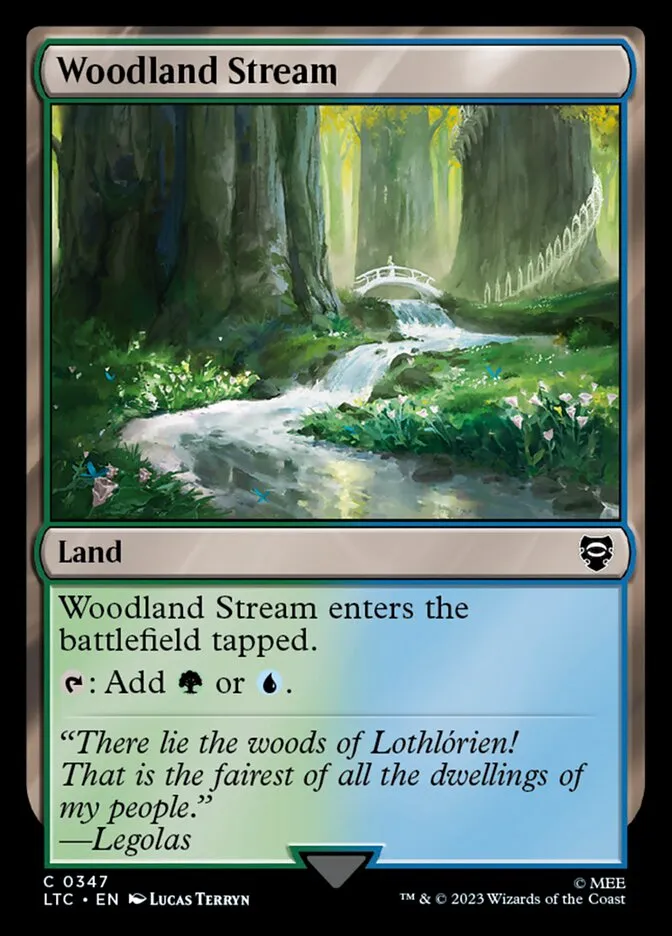 Woodland Stream Front Face