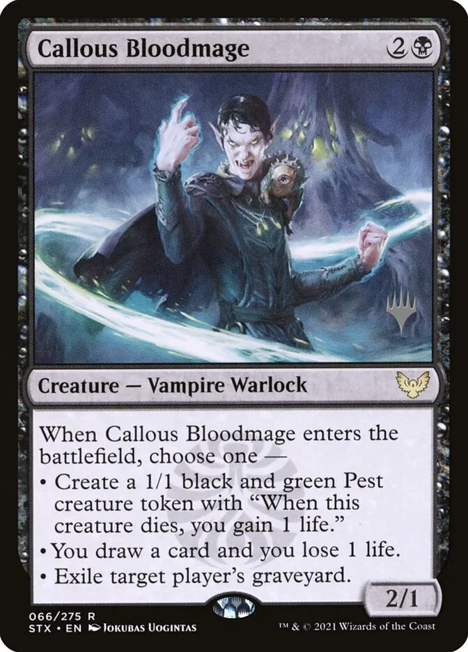 Callous Bloodmage Front Face