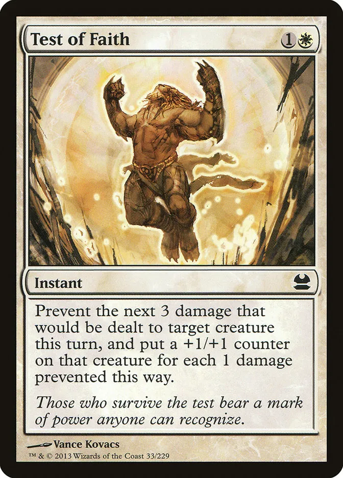 Test of Faith Front Face