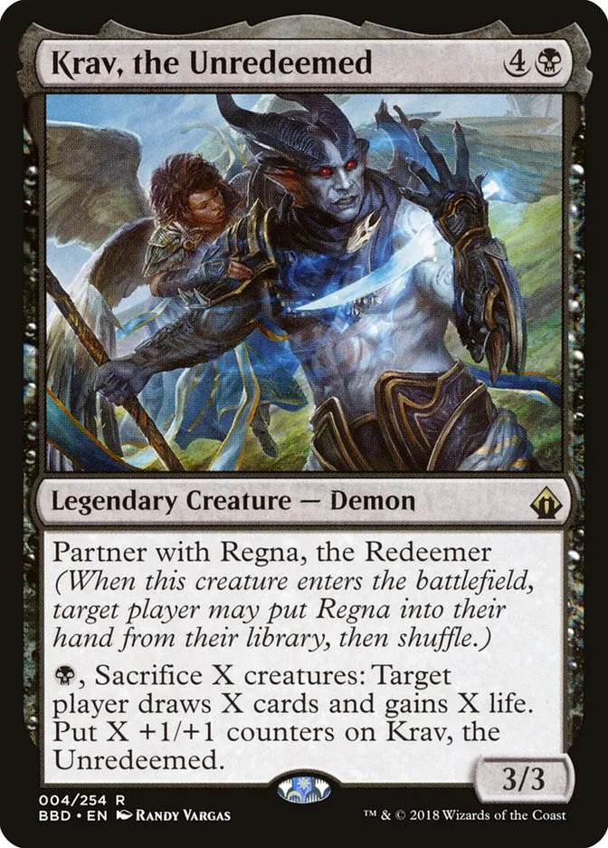 Krav, the Unredeemed Front Face